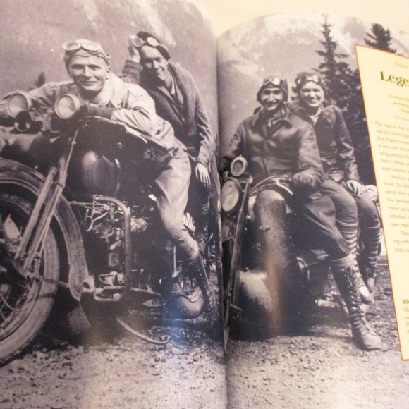 Harley Davidson Vintage 2000 Large White Black Red Graphic Motorcycle Book - Picture 7 of 10